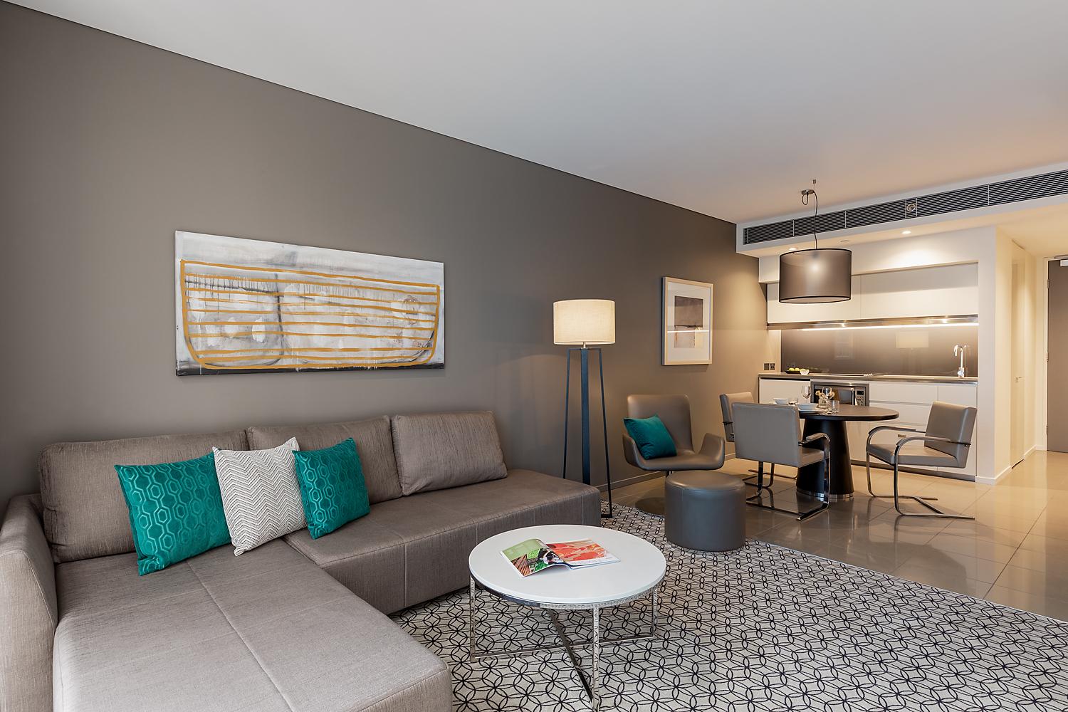 Fraser Suites Sydney Eksteriør billede A living room