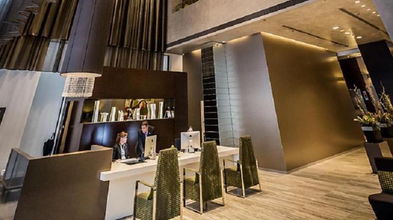 Fraser Suites Sydney Eksteriør billede The lobby of the hotel