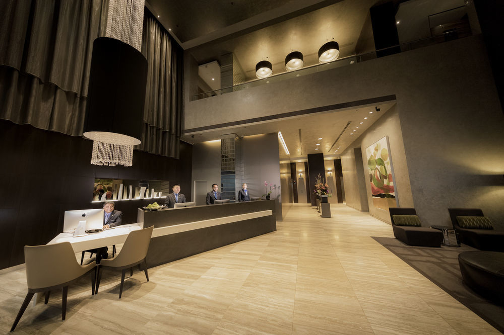 Fraser Suites Sydney Eksteriør billede The lobby of the hotel