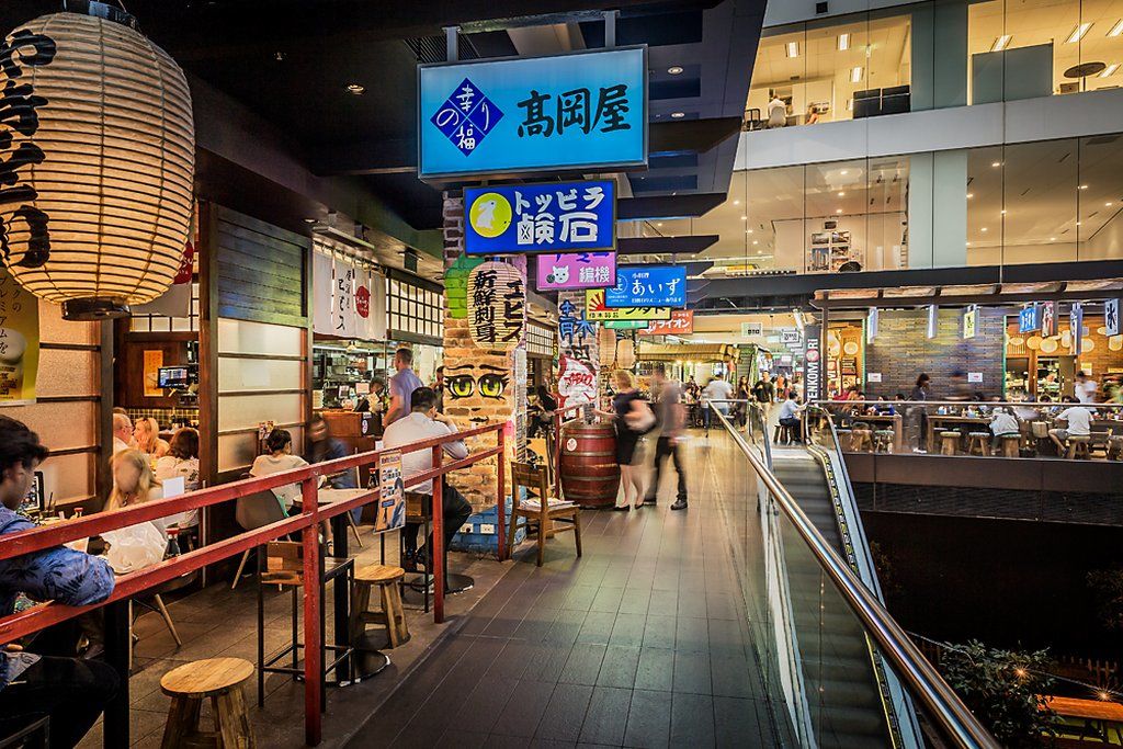 Fraser Suites Sydney Eksteriør billede Restaurants in the mall